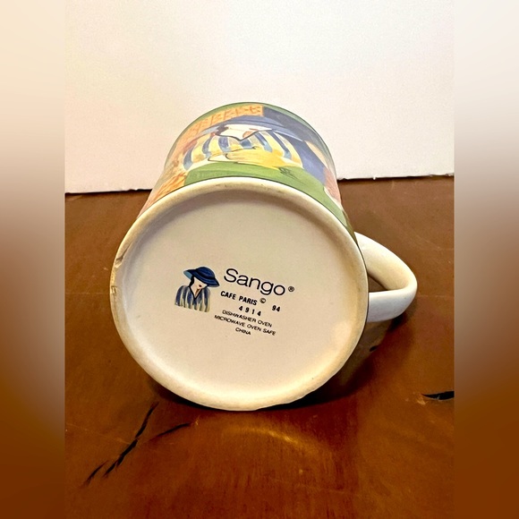 Sango Cafe Paris Mug 4 1/4". Set Of 2 - Picture 5 of 7
